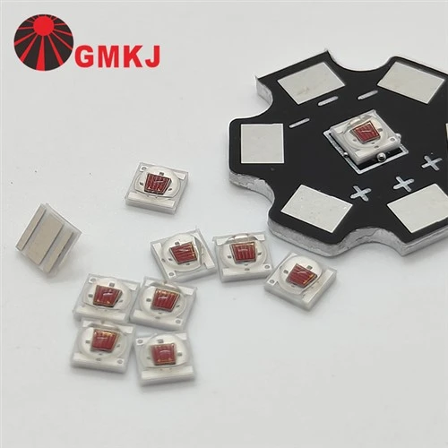 1W 3W Dearg 660nm 3535 SMD faoi stiúir